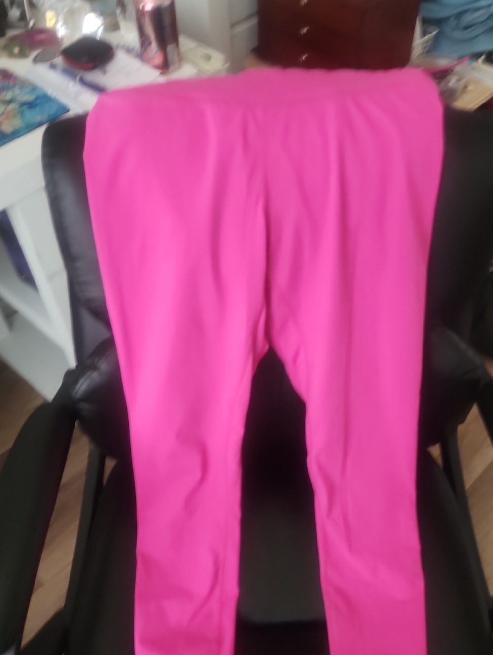 VEUC Sz M Sunzel Buttersoft Women's Bright Pink High-waisted Leggings